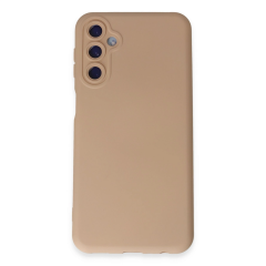 Samsung Galaxy M34 5g Kılıf Nano İçi Kadife Silikon - Pudra