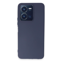 Vivo Y35 Kılıf First Silikon - Lacivert
