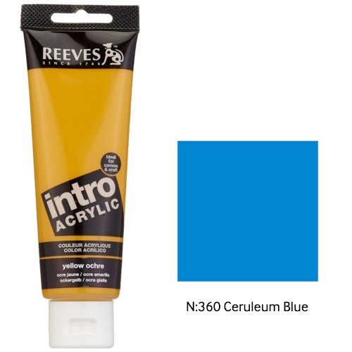 Intro Akrilik Boya 120ml - N:360 Ceruleum Blue