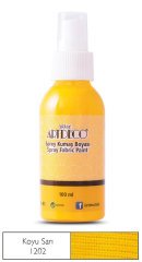 Sprey Kumaş Boyası 100ml N:1202 Koyu Sarı