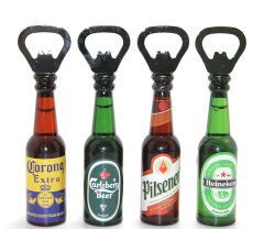 Mini İçecek Şişesi Tasarımlı Magnetli Şişe Açacağı - Model 1