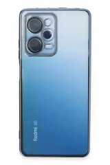 Newface Xiaomi Redmi Note 12 Pro 5g Kılıf Razer Lensli Silikon - Açık Mavi