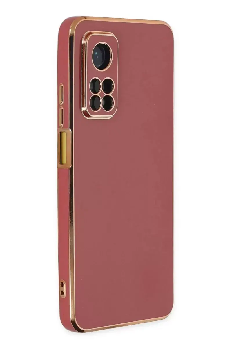 Newface Xiaomi Mi 10t Kılıf Volet Silikon - Kırmızı