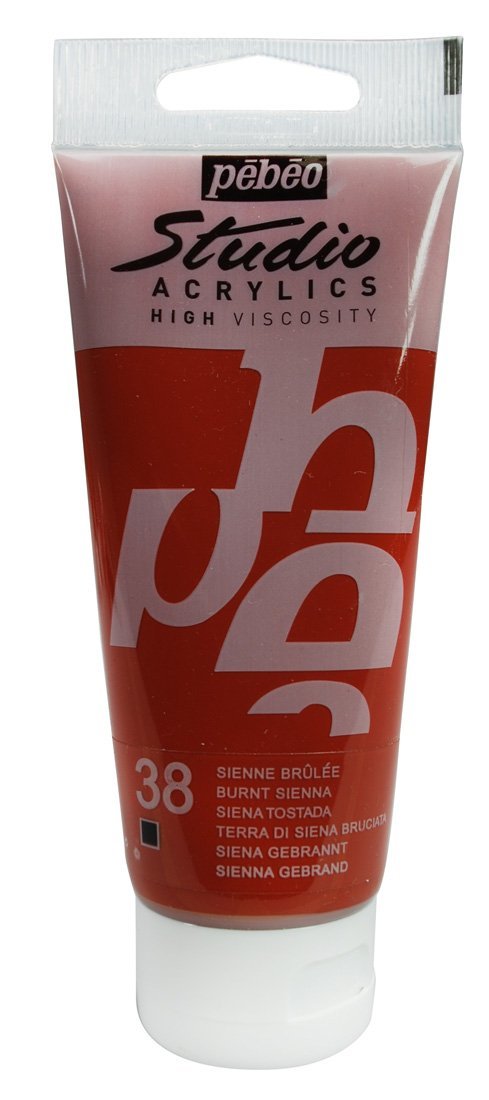 Studio Akrilik Boya - Burnt Sienna - 100ml - N:38