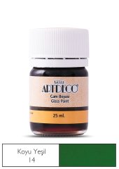 Cam Boyası 25ml Koyu Yeşil 14