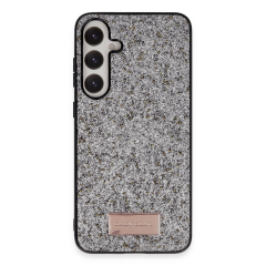 Onegif Samsung Galaxy A55 5g Bright Simli Kapak - Gümüş