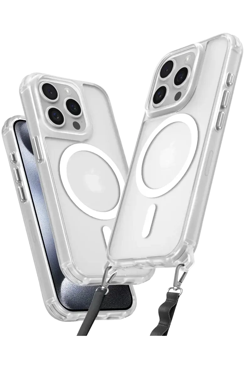 Newface İphone 14 Pro Max Kılıf Enka Magsafe Silikon Kılıf - Şeffaf