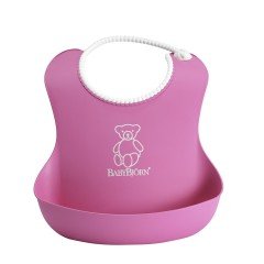 BabyBjörn Yumuşak Plastik Mama Önlüğü / Pink