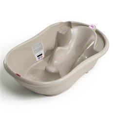 OkBaby Onda Banyo Küveti & Küvet Taşıyıcı Gri / Banyo Güvenlik Seti Hediye
