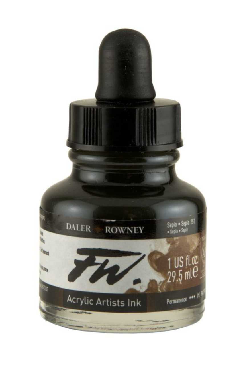 FW Ink Likit Akrilik 29.5ml - Sepia 2784