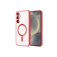 Samsung Galaxy S24 Plus Kılıf Kross Magneticsafe Kapak - Kırmızı