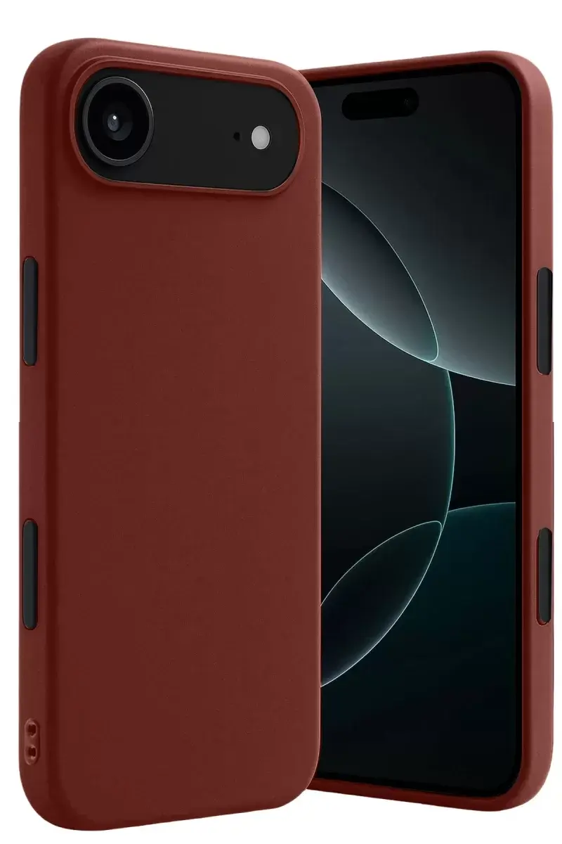 Newface Apple İphone 17 Air First Silikon - Bordo
