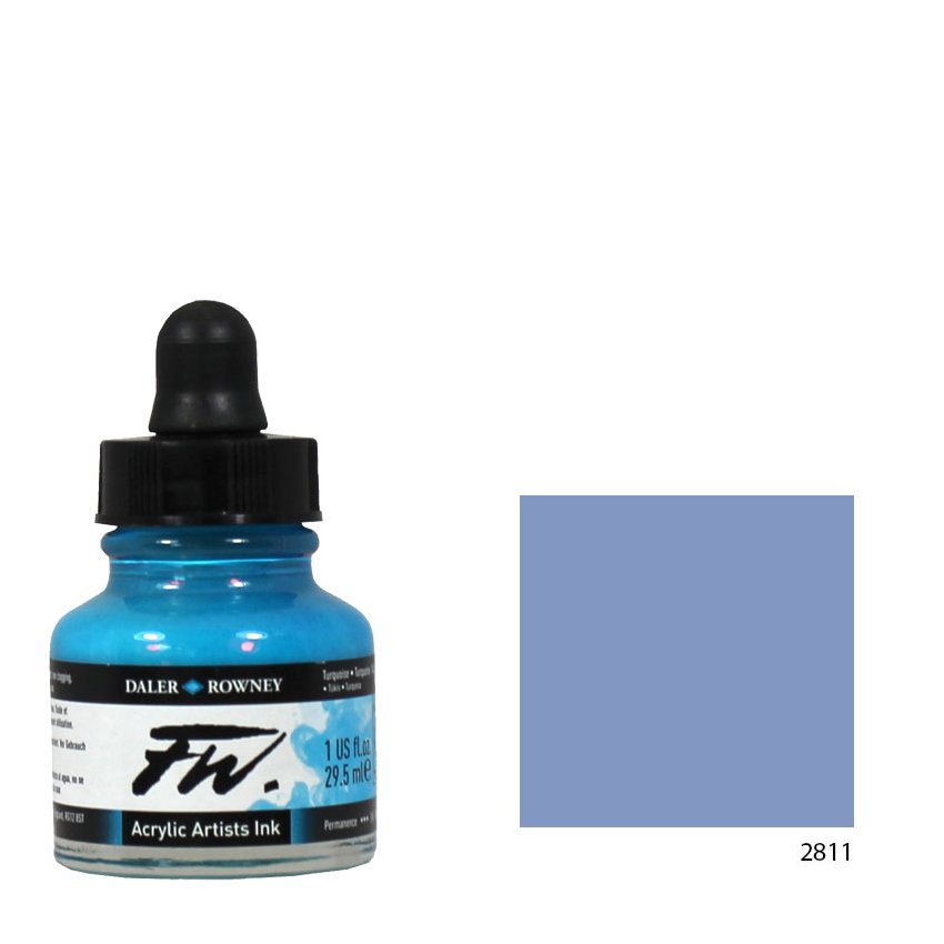 FW Ink Likit Akrilik 29.5ml - Shimmering Blue 2811