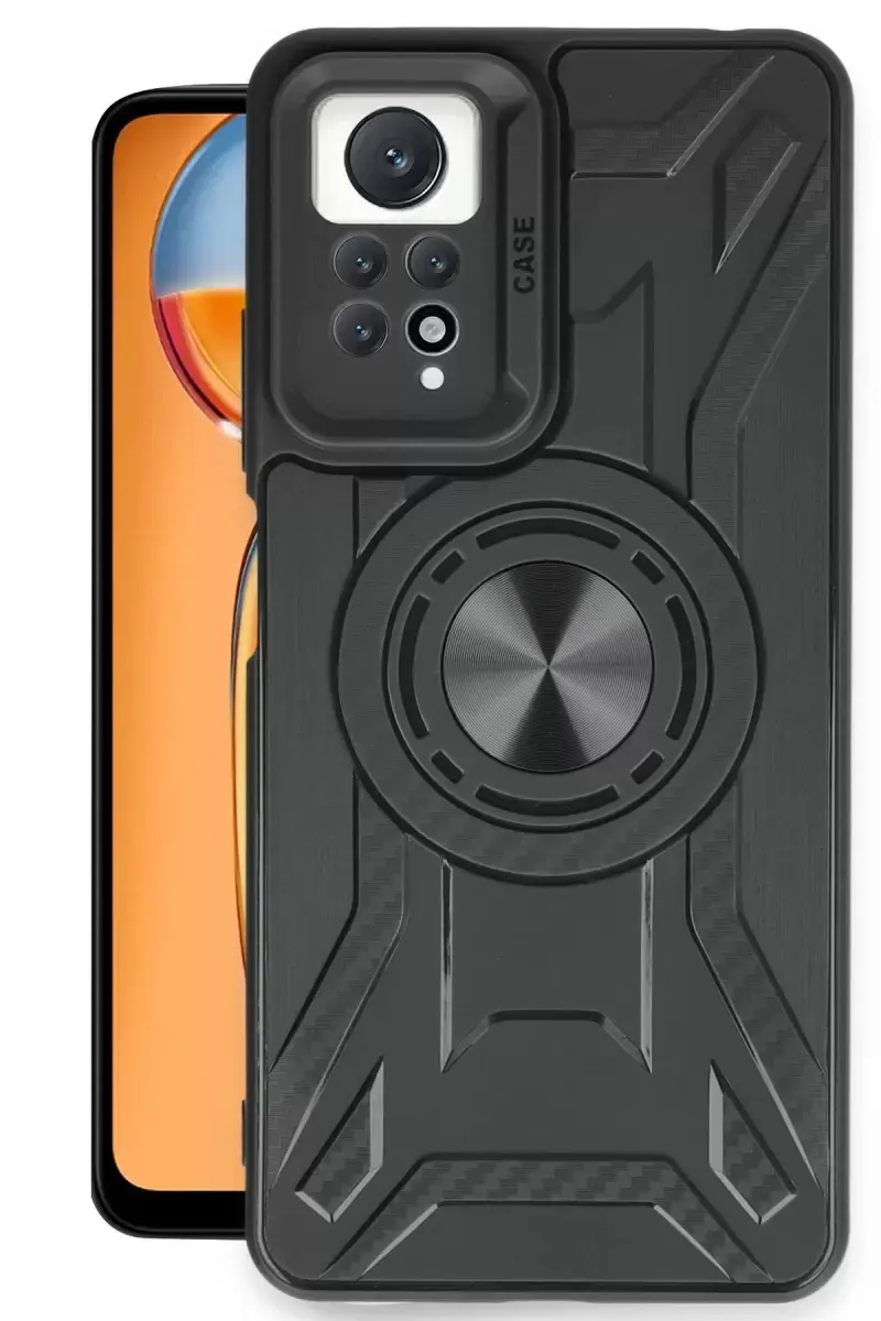 Newface Xiaomi Redmi Note 12 Pro 4g Kılıf Lincoln Silikon - Siyah