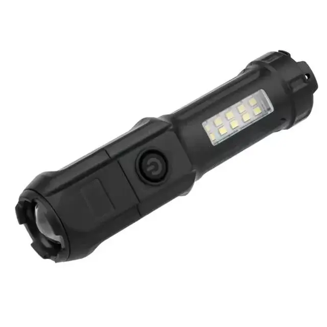 Powermaster 109-b Zoomlu Flash Özellikli Smd Ve Power Led’li Şarjlı Plastik Kasa El Feneri (powerbank Özellikli)