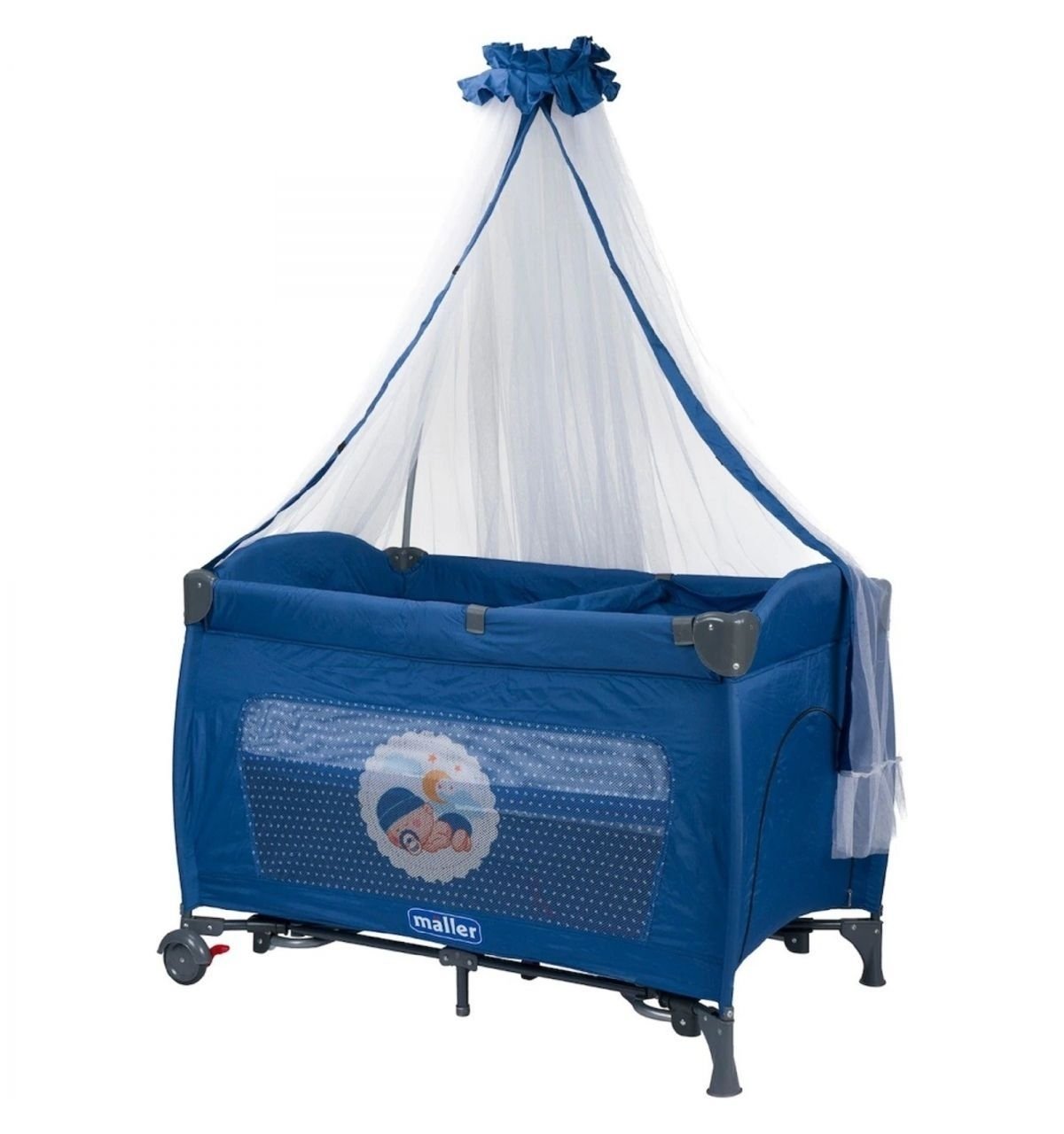 Maller Baby 4020 Linda Oyun Parkı 70x110 Cm - İndigo