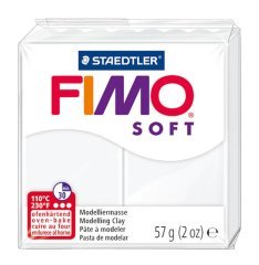 Fimo Soft Polimer Kil - White - 57g