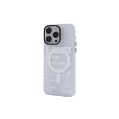 İphone 13 Pro Kılıf Apollo Magneticsafe Desenli Kapak - Apollo Şeffaf - 4