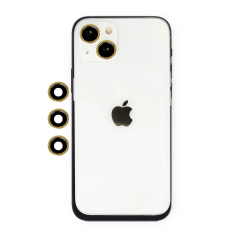 İphone 14 Shine Kamera Lens - Gold