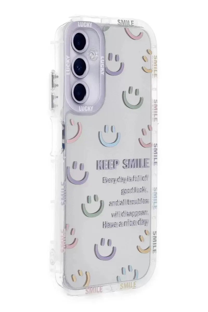 Newface Samsung Galaxy A25 5g Kılıf Reflexion Desenli Kapak - Desen 2