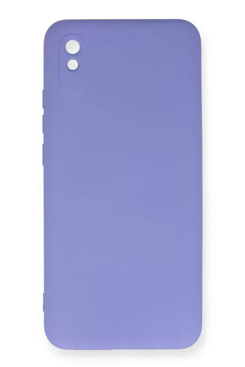 Newface Xiaomi Redmi 9a Kılıf Nano İçi Kadife Silikon - Lila