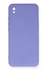 Newface Xiaomi Redmi 9a Kılıf Nano İçi Kadife Silikon - Lila