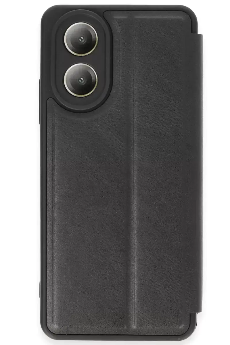 Newface Oppo A38 Kılıf Flip Cover - Siyah
