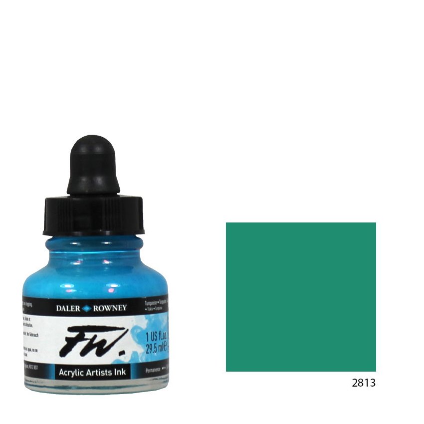 FW Ink Likit Akrilik 29.5ml - Shimmering Green 2813