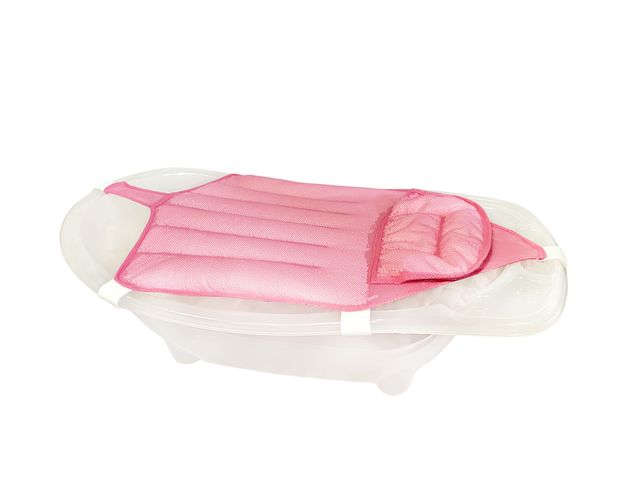 Sema Baby Köpüklü Kafa Destekli Bebek Banyo Filesi - Pembe