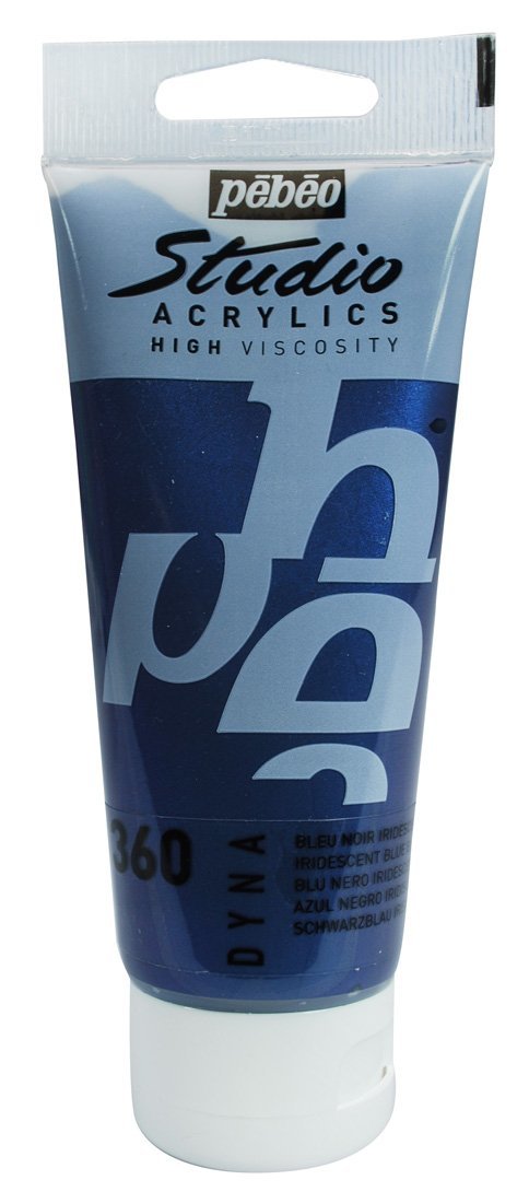 Studio Akrilik Boya - Iridescent Blueblack - 100ml - N:360