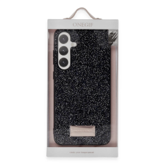 Onegif Samsung Galaxy A05s Bright Simli Kapak - Gold