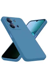 Newface Xiaomi Redmi 15c 4g Nano İçi Kadife Silikon - Mavi