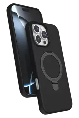 Newface Apple İphone 16 Pro Regal Magsafe Standlı Kapak - Siyah