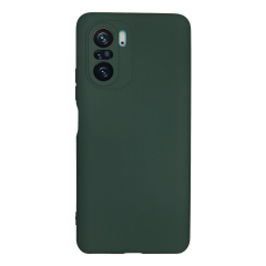 Xiaomi Poco F3 Kılıf Nano İçi Kadife Silikon - Koyu Yeşil