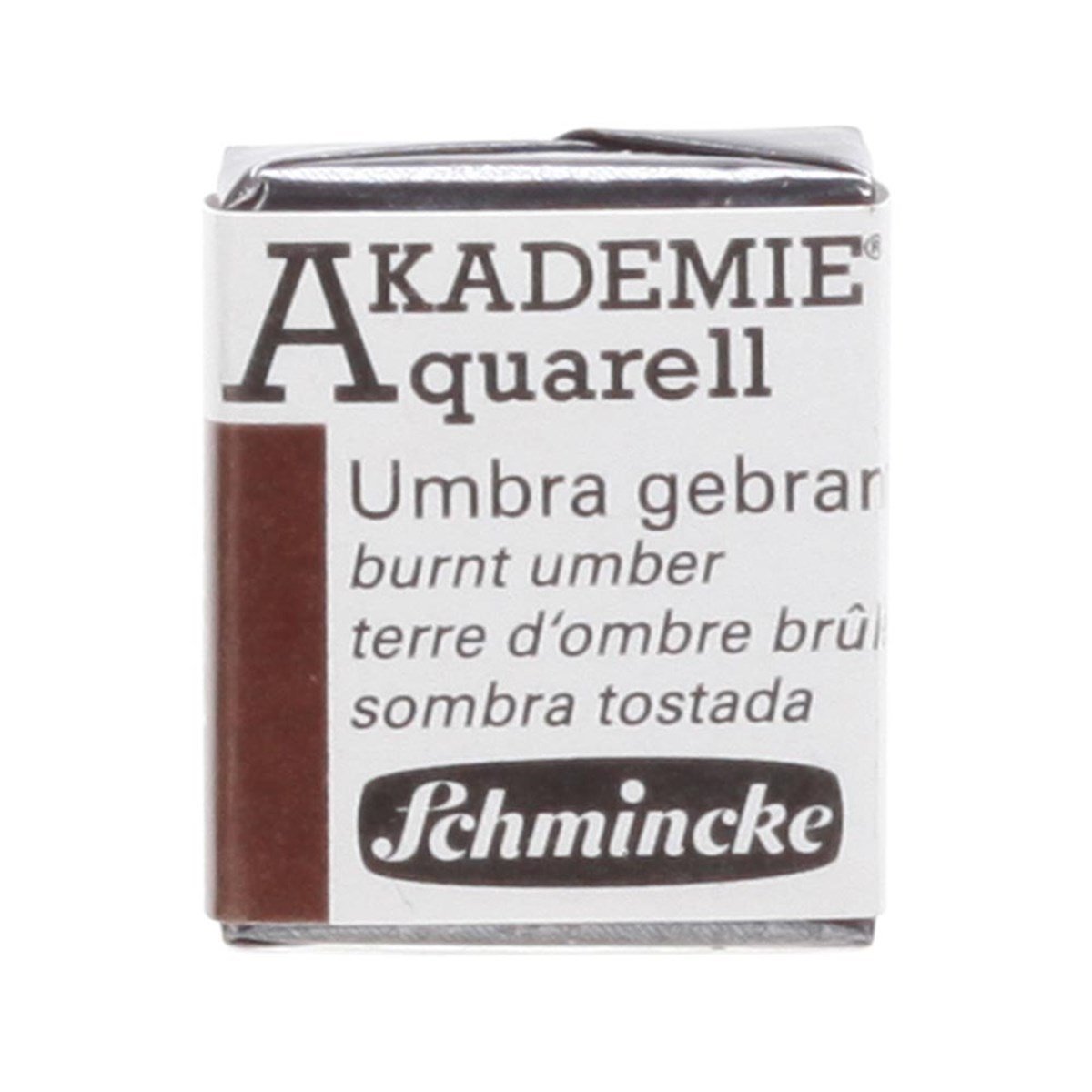 Akademie Yarım Tablet Suluboya - Burnt Umber