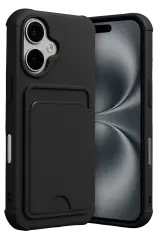 Newface Apple İphone 17 Kelvin Kartvizitli Silikon - Siyah