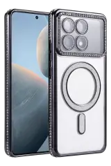 Newface Xiaomi Poco X6 Pro Joke Simli Magneticsafe Kılıf - Siyah