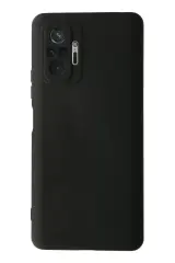 Newface Xiaomi Redmi Note 10 Pro Kılıf Nano İçi Kadife Silikon - Siyah