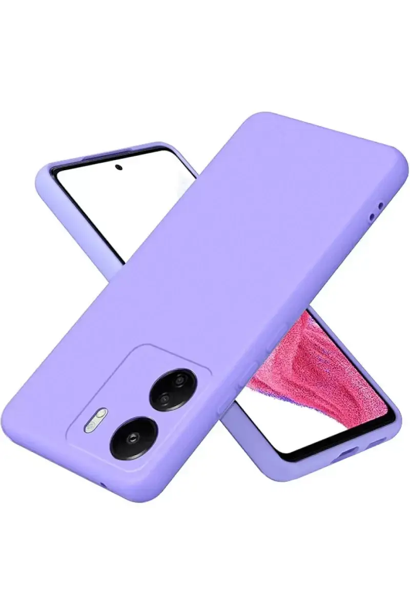 Newface Xiaomi Redmi 13c Kılıf First Silikon - Lila
