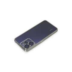 Xiaomi Redmi 12 Kılıf Razer Lensli Silikon - Gümüş