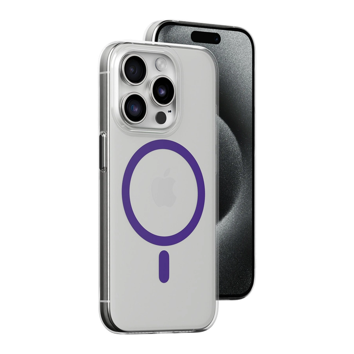 Joko  İphone 14 Pro Max Kılıf Bubble Magsafe Kapak - Mor