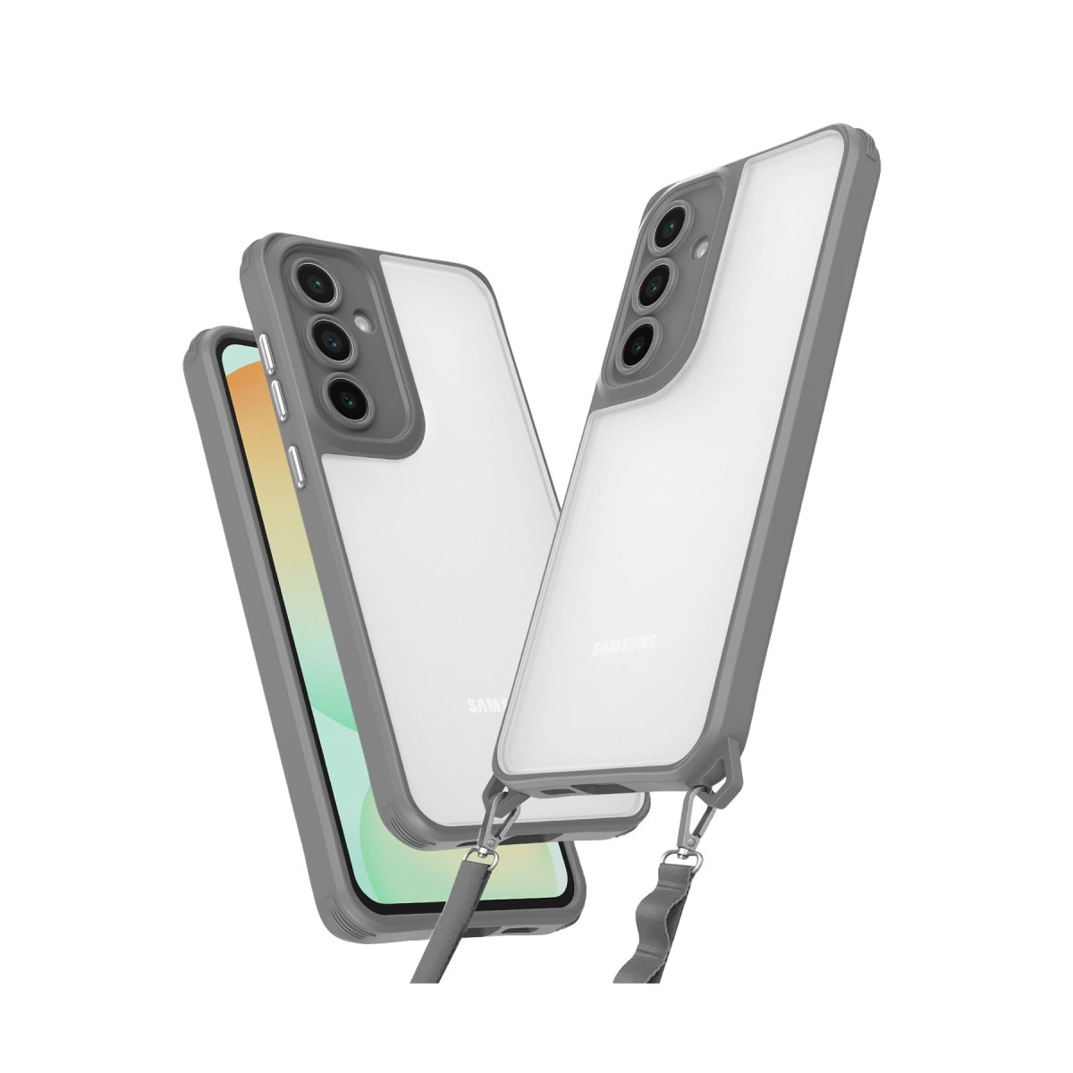 Samsung Galaxy A36 Kılıf Penta Silikon Kılıf - Titan Gri