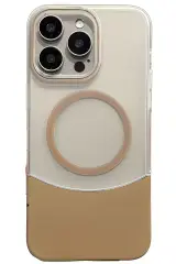 Joko Apple İphone 14 Pro Max Velar Magsafe Kapak - Çöl Titanyum