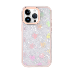İphone 14 Pro Max Lumi Desenli Kapak - Pembe