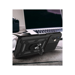 İnfinix Hot 30 5g Kılıf Pars Lens Yüzüklü Silikon - Gümüş