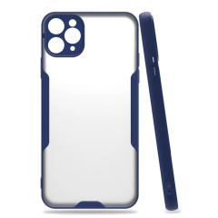 İphone 11 Pro Max Kılıf Platin Silikon - Lacivert