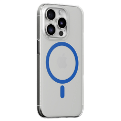 Joko  İphone 15 Pro Kılıf Bubble Magsafe Kapak - Mavi