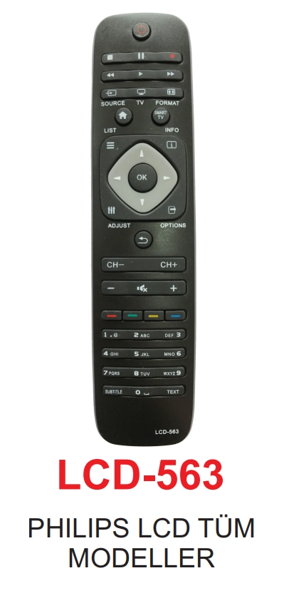 Philips Lcd Tüm Modellere Uygun Kumanda Lcd-563