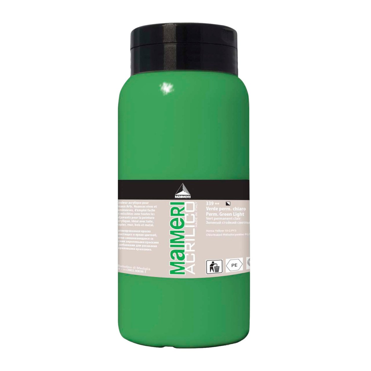 Acrilico Akrilik Boya 1000ml N:339 Permanent Green Light