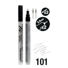 Fw Mixed Media 2'li Boş Marker Set 1-2mm N:101